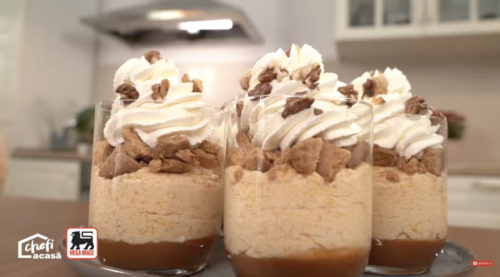 Verină cu mousse de dovleac și caramel